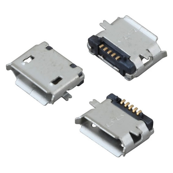 USB-MICRO-5P-SMT-带柱-1